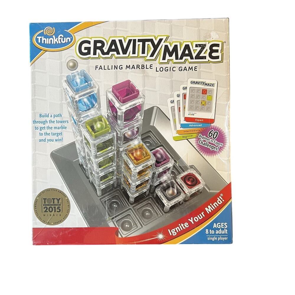 ThinkFun Gravity Maze Falling Marble Logic Game STEM Toy– Brand New & Sealed